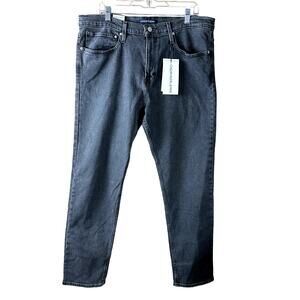 Calvin Klein Jeans Skinny Leg NWT Light Black Men Size 38x30 Classic Comfy Jeans